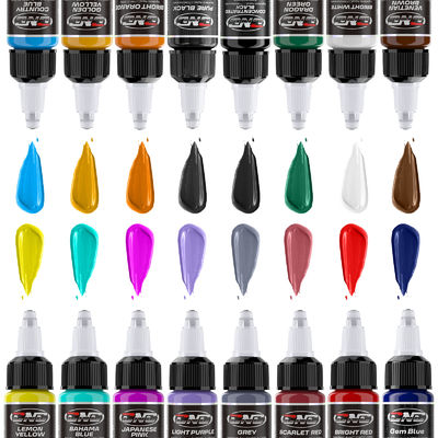 buy Plant Based Colorful Tattoo Pigment Ink UV Protection  Ink online manufacture