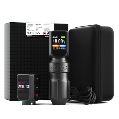 4.0MM Stroke Wireless Tattoo Pen 1600 MAh Cordless Tattoo Gun