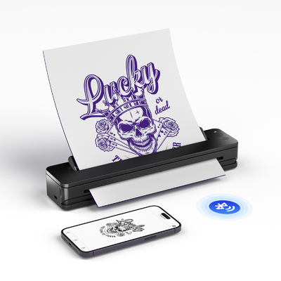 Bluetooth Tattoo Transfer Printer A4 Portable Tattoo Stencil Printer