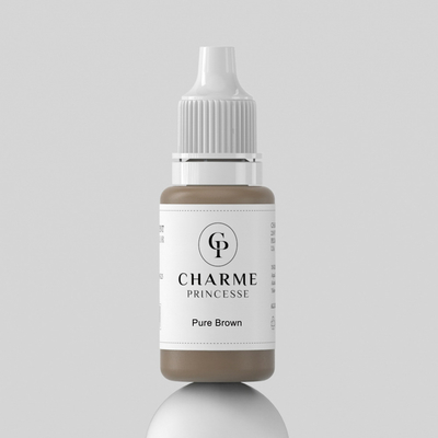 Pure Brown Emulsion Ink 15ml Cosmetic Tattoo Pigment Makeup