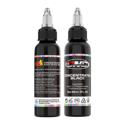 Concentrated CNC Tattoo Ink Black For Bold Designs 60ML/Bottle