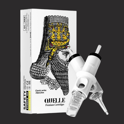 White Disposable Tattoo Cartridge Needle with Single Package Size 12x6x4cm