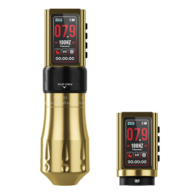 Professional Wireless Tattoo Gun with Energy-Saving Mode, Dual Battery System & Smart Memory for Smooth & Precise Tattooing