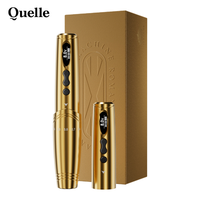 Permanent Makeup Tattoo Machine with 2 Batteries PMU Pen Digital Eyebrow Wireless Tattoo Pen with Adjustable Stroke